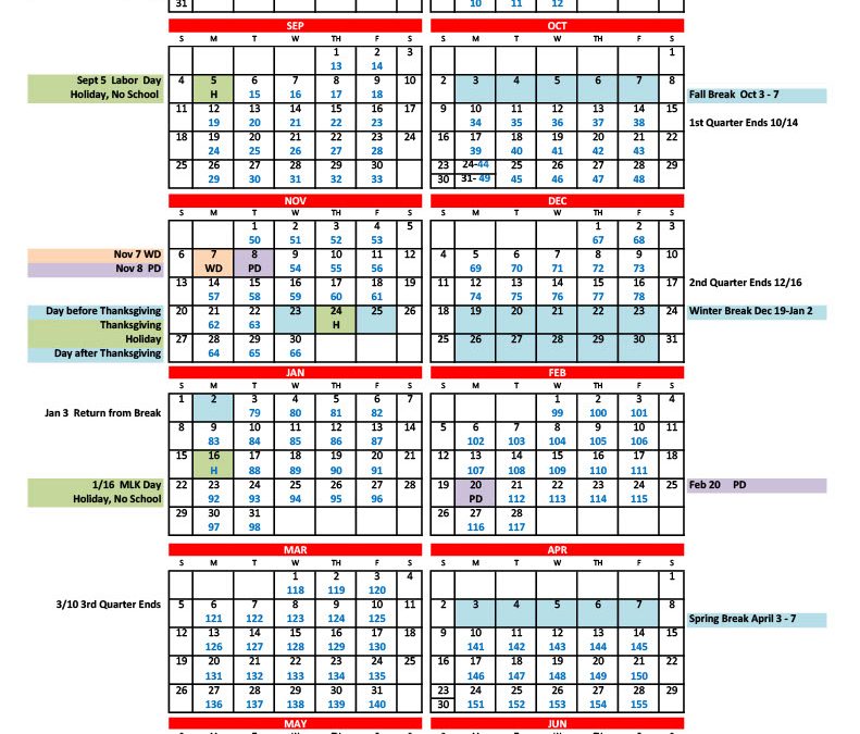 2022 2023 Calendar Approved Jan 10 20221024_1 Beechwood Independent